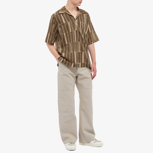 ACNE STUDIOS Beige Relaxed-fit Trousers In Mushroom Beige - Picture 1 of 12